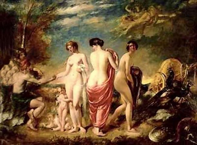 William Etty The judement of Paris china oil painting image